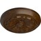 Ekena Millwork Olivia Ceiling Medallion (Fits Canopies up to 2 1/8"), 7 7/8"OD x 1 1/8"P, Root Beer Crackle CM07OLRBC - alternate 3